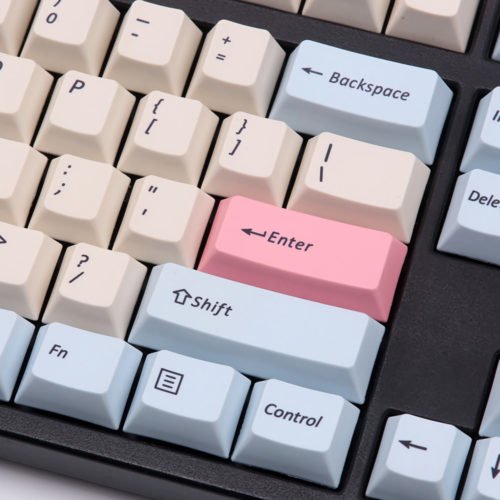 108 Key Dye-sub PBT Keycaps Keycap Set with 3 Supplementary Keycap for Mechanical Keyboard 5