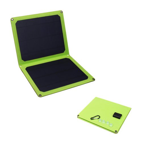 5V 14W Portable Folding Single Crystal Solar Panel with USB Socket for Outdoor 1