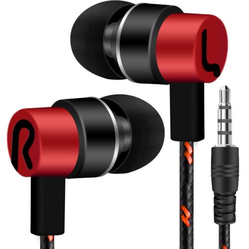 Universal 3.5mm Sports In-Ear Stereo Earbuds Earphone With Mic for Mobile Phone Computer MP3 1