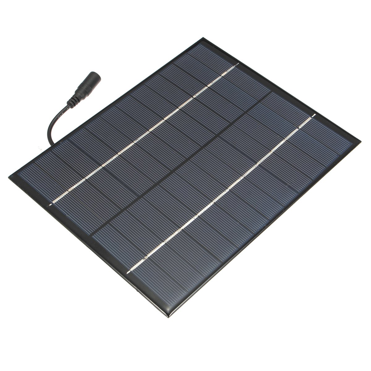 5.2W 12V Polycrystalline Silicon Solar Panel 5521DC Output DIY Charging Board 2