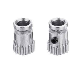 Stainless Steel Two-way Driver Gear Extruder Feeding Wheel For 1.75mm Filament 3D Printer Part