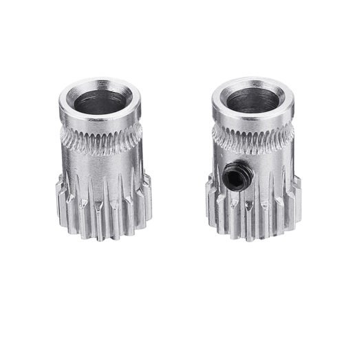Stainless Steel Two-way Driver Gear Extruder Feeding Wheel For 1.75mm Filament 3D Printer Part 1