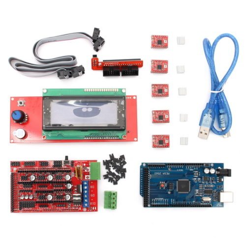Geekcreit® RAMPS 1.4 + Mega2560 + A4988 + 2004LCD Controller 3D Printer Kit For Arduino Reprap 1