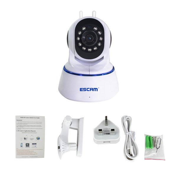 Escam QF003 HD 1080P Mini WiFi IP Camera Pan&Tilt CCTV security Camera P2P IR Cut Two Way Audio Micro SD Card Slot Night vision 9 Escam QF003 HD 1080P Mini WiFi IP Camera Pan&Tilt CCTV security Camera P2P IR Cut Two Way Audio Micro SD Card Slot Night vision - Image 9