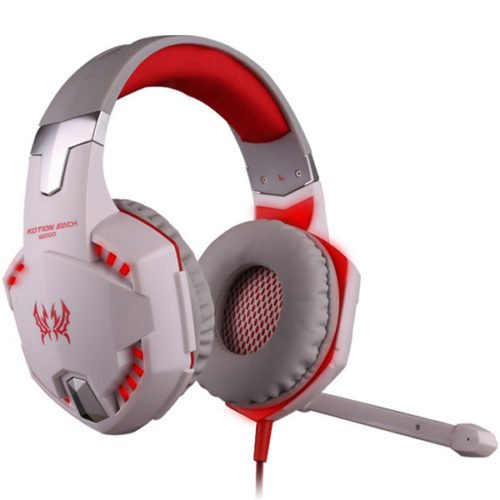 KOTION EACH G2000 Over Ear Stereo Bass Gaming Headphone Headset Earphone Headbrand with Mic LED For PC Game 8