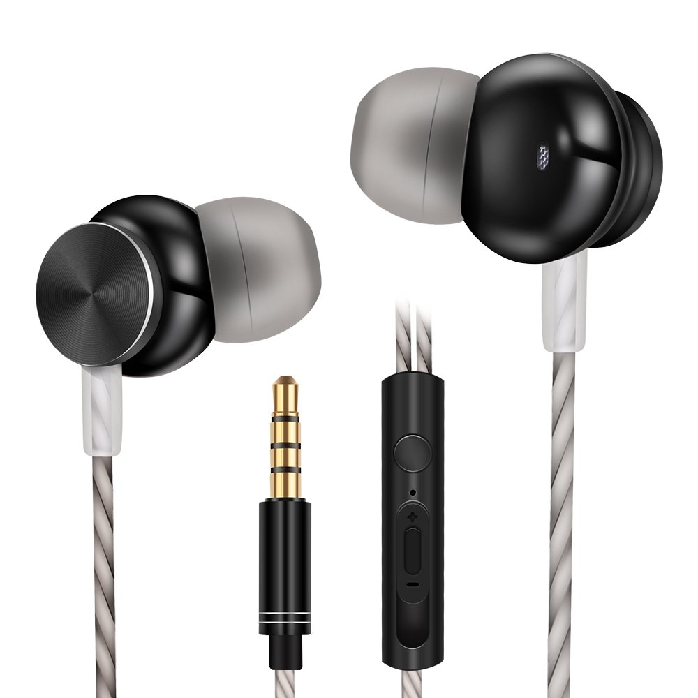 JIEX X300 3.5mm Wire-Control In-Ear Deep Bass Metal Earphone with Microphone 1 JIEX X300 3.5mm Wire-Control In-Ear Deep Bass Metal Earphone with Microphone