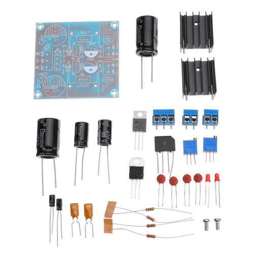5pcs DIY LM317+LM337 Negative Dual Power Adjustable Kit Power Supply Module Board Electronic Component 4
