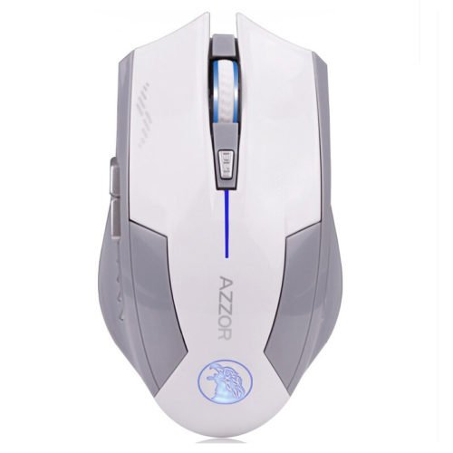Azzor Wireless 2400DPI 2.4GHz Silence Ergonomic Laser Gaming Rechargeable Mouse 4