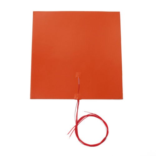 1400w 240V 400*400mm Silicone Heater Bed Pad For 3D Printer Without Hole 5