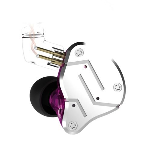 KZ ZSN HiFi Dynamic Balanced Armature Driver Hybrid Earphone Noise Cancelling 3.5mm Wire Headphone 10