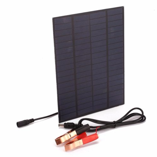 5W 18V Portable Polycrystalline Silicon Solar Panel With DC5521 Battery Clip 6