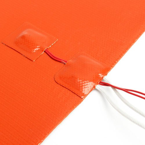 220V 40x40CM 750W Waterproof Thermostor Silicone Heated Bed Heating Pad For 3D Printer 5