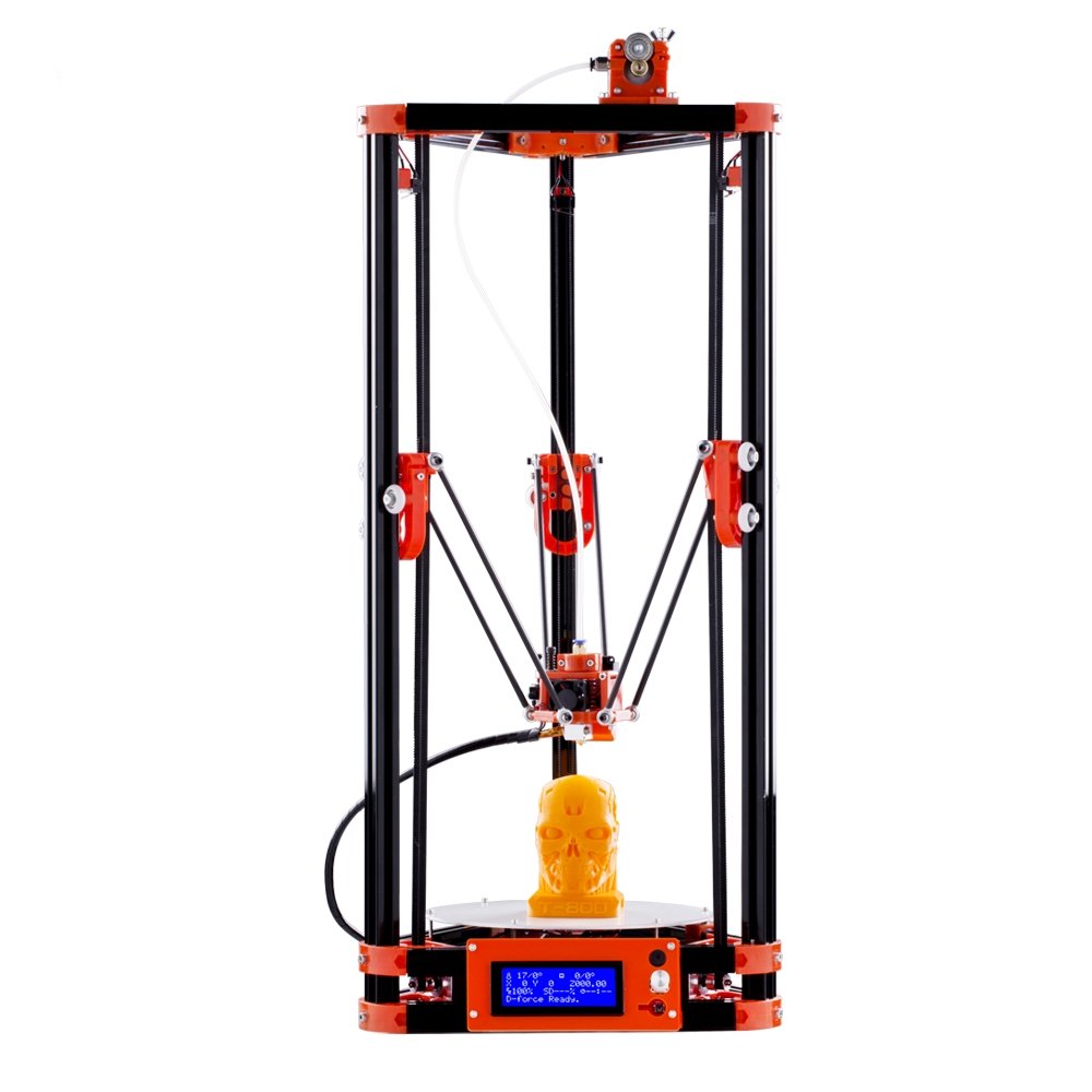 FLSUN® Delta Kossel 3D Printer 180*315mm Printing Size With Auto-leveling Dual Cooling Fans Heated Bed 1.75mm 0.4mm Nozzle 2