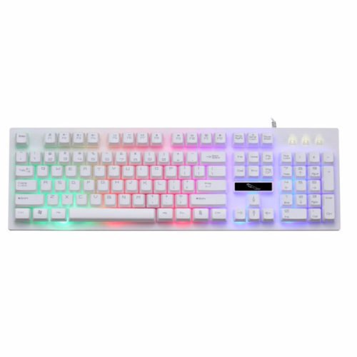 G20 104 Keys Mechanical Hand Feel Colorful Backlight Gaming Keyboard and Mouse Combo Set 4