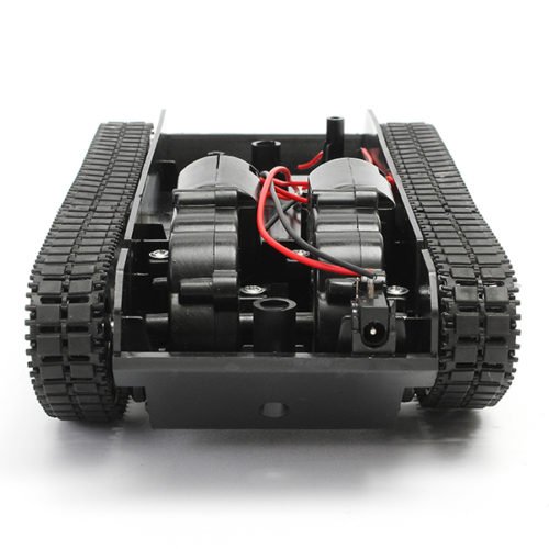 3V-7V DIY Light Shock Absorbed Smart Tank Robot Chassis Car Kit With 130 Motor For Arduino SCM 4
