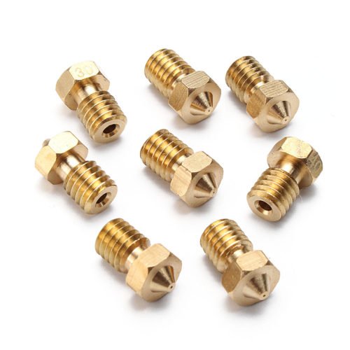 Geekcreit® 8Pcs Four Sizes V6 Brass Nozzle For 1.75mm Filament Nozzle Extruder Print Head 3D Printer Accessories 4