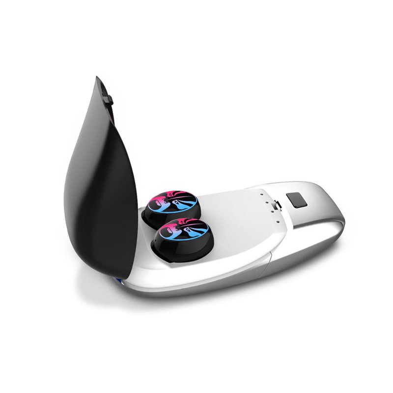 TWS Breathing Light Bluetooth 5.0 Wireless Earbuds HIFI Bass Smart Control Noise Cancelling Earphone 2