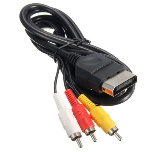 1.8m 6ft Composite AV Audio Video Cable Component Cord RCA for XBOX Classic One 2