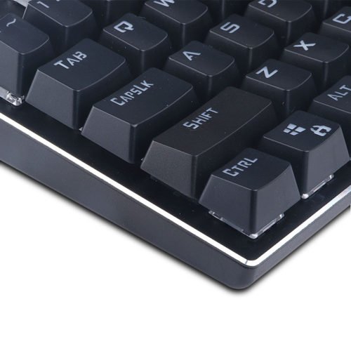 E-element Z88 81 Key NKRO USB Wired RGB Backlit Mechanical Gaming Keyboard Outemu Blue Switch 5