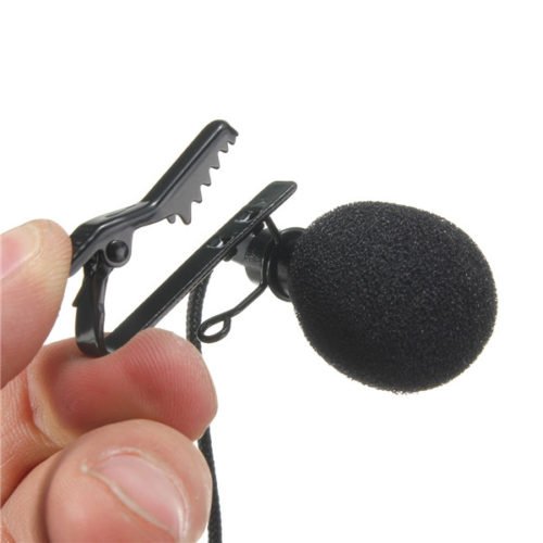 3.5mm High Sensitive 2.4M Tie Clip on Lapel Lavalier Mic Microphone 8