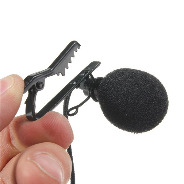 3.5mm High Sensitive 2.4M Tie Clip on Lapel Lavalier Mic Microphone 8 3.5mm High Sensitive 2.4M Tie Clip on Lapel Lavalier Mic Microphone - Image 8