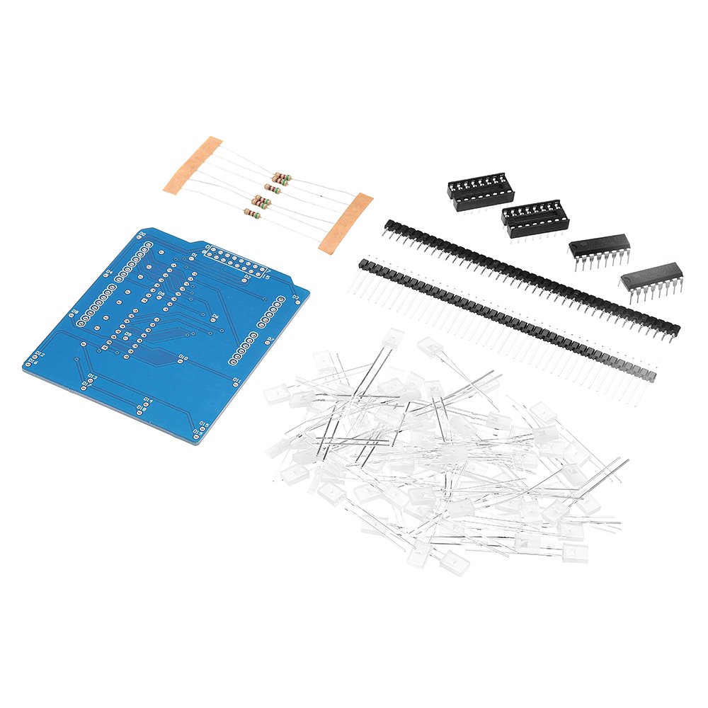 4X4X4 Blue LED Light Cube Kit 3D LED DIY Kit For Arduino DIY Kit 3 4X4X4 Blue LED Light Cube Kit 3D LED DIY Kit For Arduino DIY Kit - Image 3