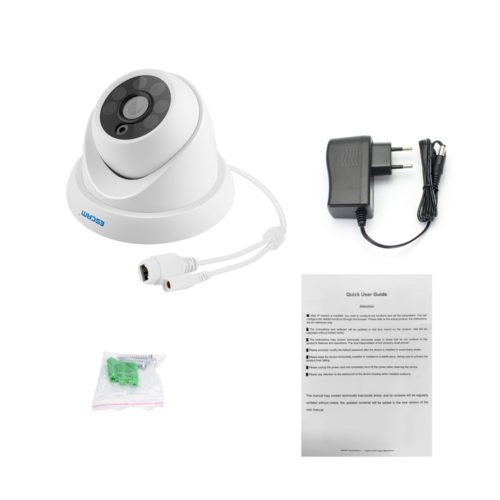ESCAM QH001 ONVIF H.265 1080P P2P IR Dome IP Camera Motion Detection with Smart Analysis Function 9