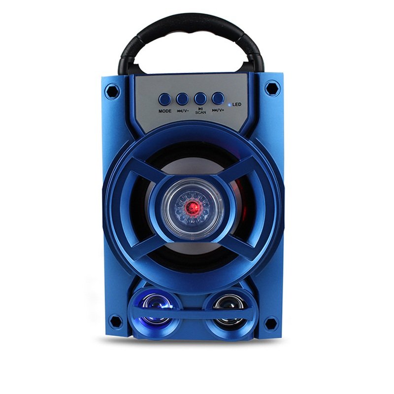 Portable Wireless Bluetooth Speaker Colorful Light Dual Unit Stereo Bass Party Outdoors Speaker 1