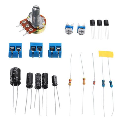 10pcs DIY OTL Discrete Component Power Amplifier Kit Electronic Production Kit 3