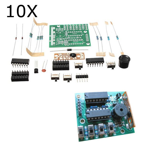 10Pcs DIY 16 Sound Box 16 Music Box Kit Electronic DIY Suite 2