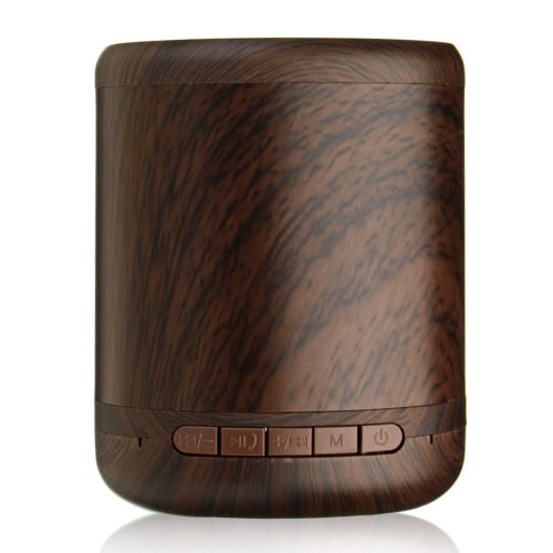 Mini Portable Wireless Bluetooth Speaker Wooden 3D Stereo TF Card Hands Free Aux-in Subwoofer 5