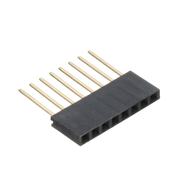 5pcs 8P 2.54MM Stackable Long Connector Female Pin Header 1 5pcs 8P 2.54MM Stackable Long Connector Female Pin Header