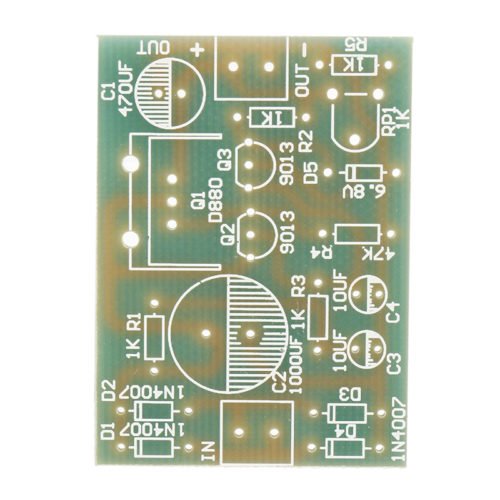 DIY D880 Transistor Series Power Supply Regulator Module Board Kit 2