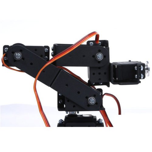 DIY 6 DOF 3D Rotating Mechanical Robot Arm Kit For Smart Car 6