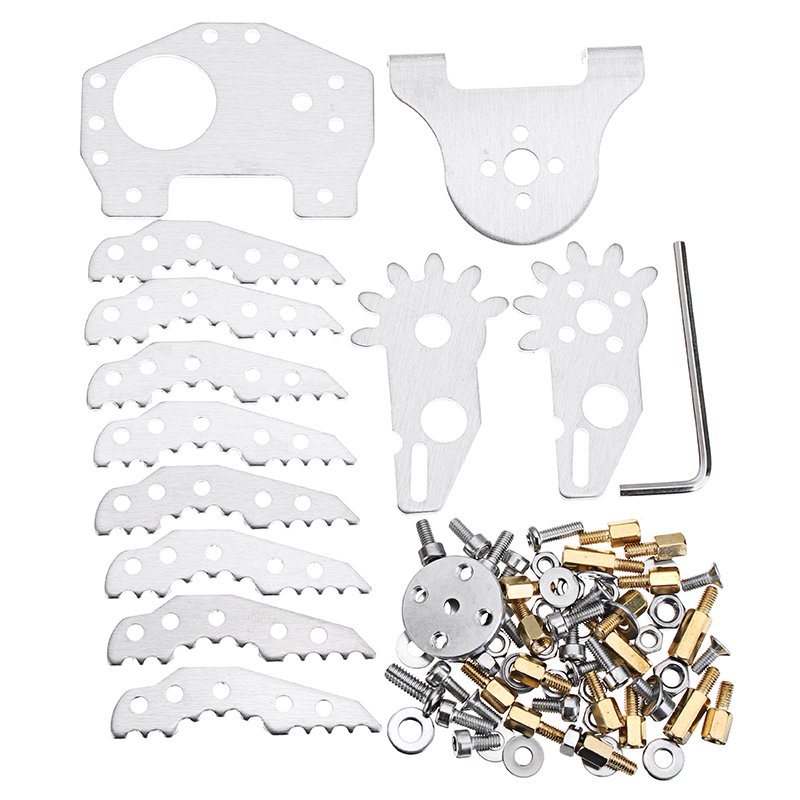 G6 Aluminum Alloy Mechanical Robot Paw DIY Kit With DT-3316 Digital/MG996R Servo 2 G6 Aluminum Alloy Mechanical Robot Paw DIY Kit With DT-3316 Digital/MG996R Servo - Image 2