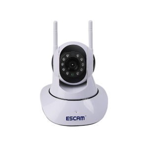 ESCAM G02 Dual Antenna 720P Pan/Tilt WiFi IP IR Camera Support ONVIF Max Up to 128GB Video Monitor