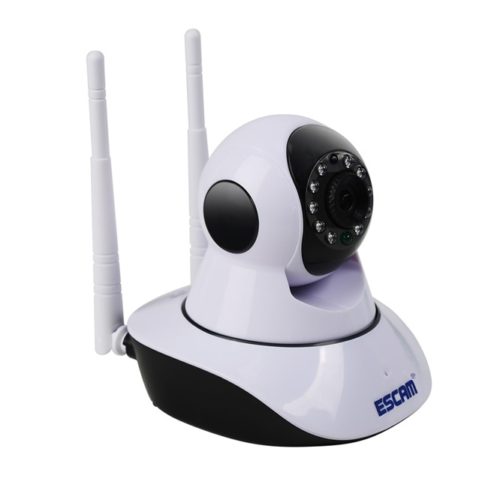ESCAM G02 Dual Antenna 720P Pan/Tilt WiFi IP IR Camera Support ONVIF Max Up to 128GB Video Monitor 2