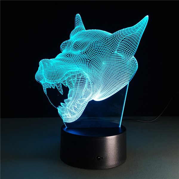 Colorful Festival Halloween LED 3D Illusion Lamp Night Light TF Card Bluetooth Speaker 4 Colorful Festival Halloween LED 3D Illusion Lamp Night Light TF Card Bluetooth Speaker - Image 4