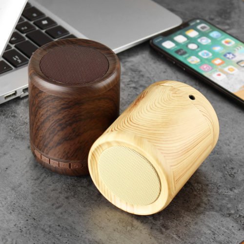 Mini Portable Wireless Bluetooth Speaker Wooden 3D Stereo TF Card Hands Free Aux-in Subwoofer 11