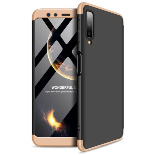 Bakeey™ 3 in 1 Double Dip 360° Hard PC Protective Case For Samsung Galaxy A7 2018 / A9 2018 15