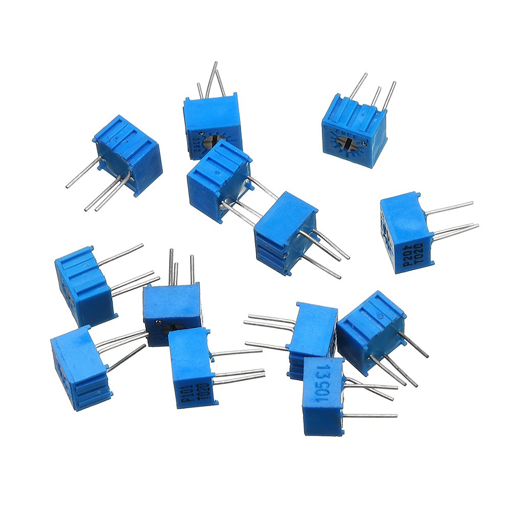 39Pcs 100R-1M Each 1 3362 Potentiometer Package 3362P Adjustable Resistor 1
