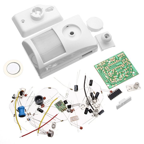 5Pcs Infrared Electronic Alarm Kit Electronic DIY Learning Kit 2