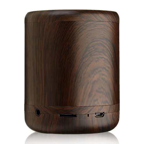 Mini Portable Wireless Bluetooth Speaker Wooden 3D Stereo TF Card Hands Free Aux-in Subwoofer 6