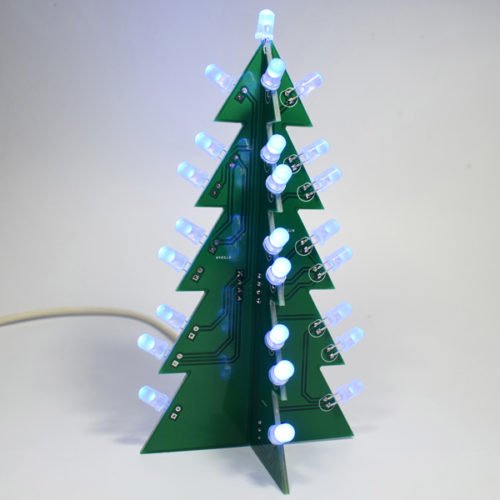 Geekcreit® DIY Star Effect 3D LED Decorative Christmas Tree Kit 9