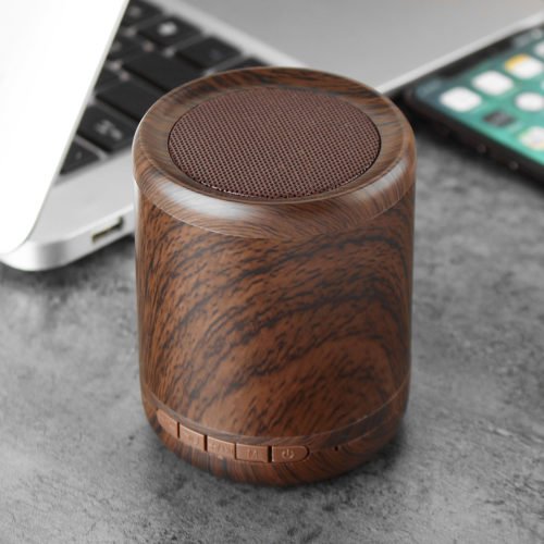 Mini Portable Wireless Bluetooth Speaker Wooden 3D Stereo TF Card Hands Free Aux-in Subwoofer 9