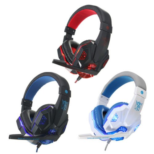 USB 3.5mm LED Surround Stereo Gaming Headset Headbrand Headphone With Mic 1