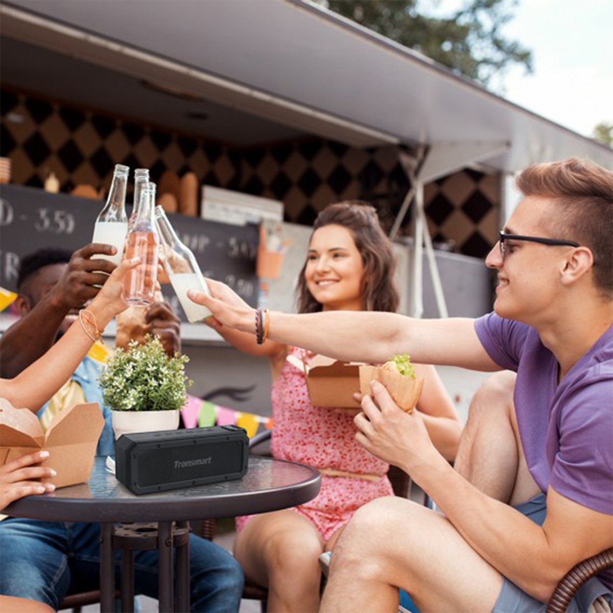 Tronsmart Element Force Wireless Bluetooth 40W Speaker TWS HIFI IPX7 Waterproof Support NFC TF AUX 5 Tronsmart Element Force Wireless Bluetooth 40W Speaker TWS HIFI IPX7 Waterproof Support NFC TF AUX - Image 5