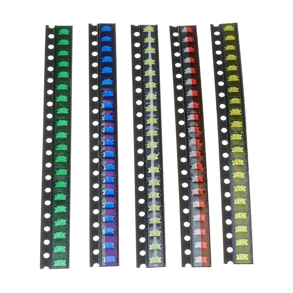 300Pcs 5 Colors 60 Each 1206 LED Diode Assortment SMD LED Diode Kit Green/RED/White/Blue/Yellow 3 300Pcs 5 Colors 60 Each 1206 LED Diode Assortment SMD LED Diode Kit Green/RED/White/Blue/Yellow - Image 3