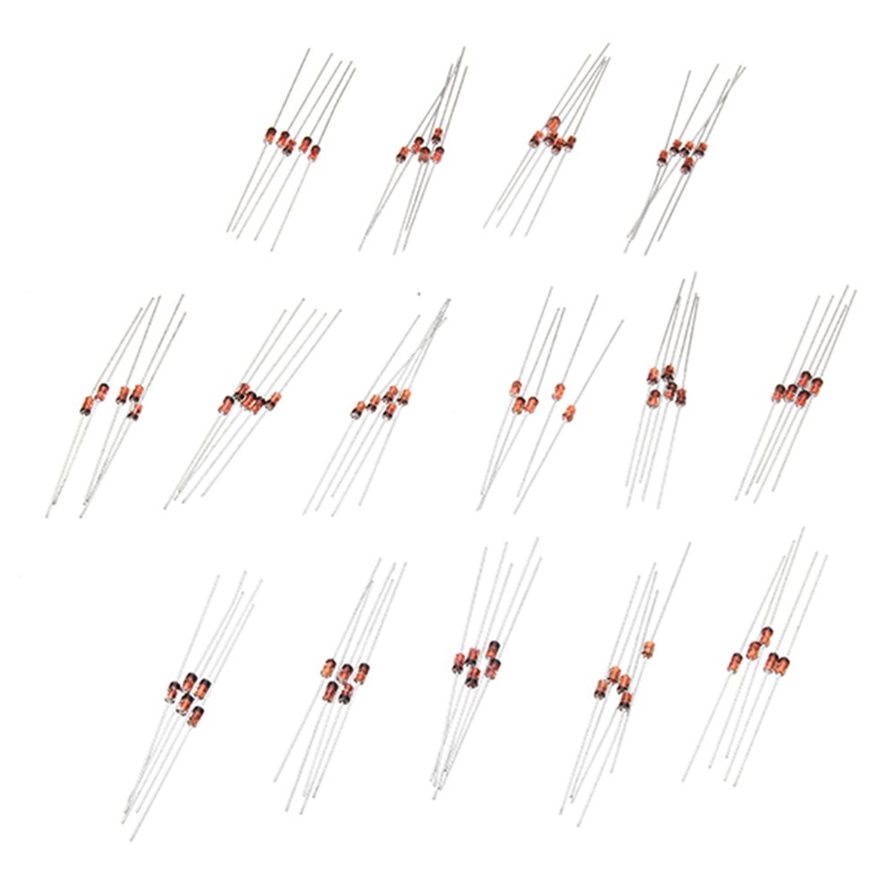 750Pcs 1W Zener Diode DO-41 3V-30V 15 Values Assortment Kit For Electronic DIY Kit 2 750Pcs 1W Zener Diode DO-41 3V-30V 15 Values Assortment Kit For Electronic DIY Kit - Image 2