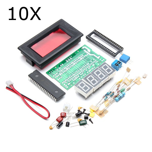 10Pcs DIY 4 Digit Ammeter Kit ICL7107 Electronic LED Soldering Set 1 10Pcs DIY 4 Digit Ammeter Kit ICL7107 Electronic LED Soldering Set